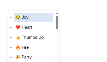 Emoji picker